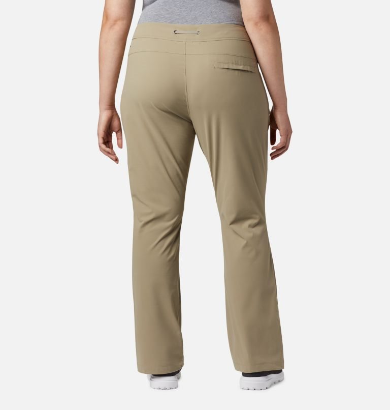 Women's Columbia Anytime Outdoor Boot Cut Pants Khaki | Plus Size CA-WLC41